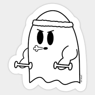 Buff Ghost Sticker